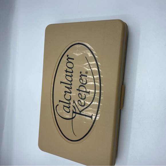 Calculator Keeper The Educator Basic Overhead Calculator, Manual vintage new - Picture 7 of 8